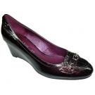 Zapato Charol Trento Burdeos para mujer de la casa Lola Blue.Ref:28d591